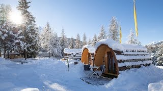 TCS Camping Scuol auch im Winter [upl. by Lirbaj]