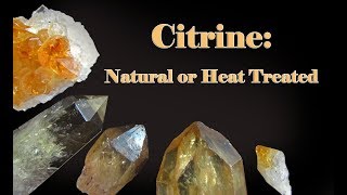 Citrine Real or Fake  Natural or Heat Treated Amethyst [upl. by Natalina795]