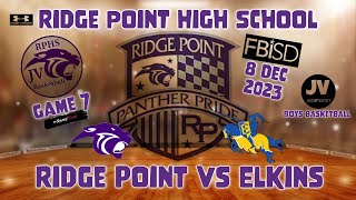 Ridge Point Vs Elkins Game 7 8Dec2023 [upl. by Ritchie]