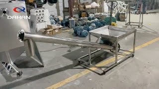 Small Stainless Steel Screw Conveyor [upl. by Swart655]