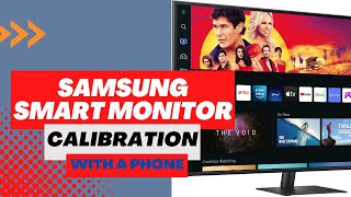 How to Calibrate a Samsung Smart Monitor and TV using your Phone [upl. by Junette]