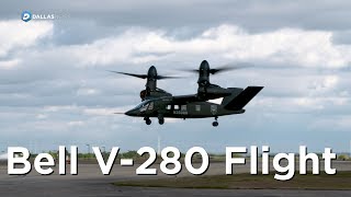 Bell V280 Tilt Rotor Aircraft Flies Demonstration [upl. by Deer883]