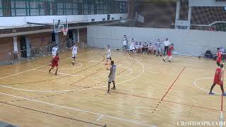 CroHoops Div1 202425 Rnd3  Arkham City Jail Blazers vs Pešča United Game Highlights [upl. by Boothe]