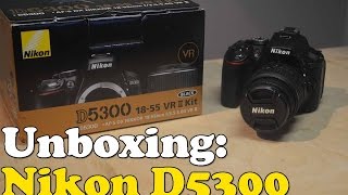 Unboxing Nikon D5300 1855mm VR II Lens Kit [upl. by Notak]