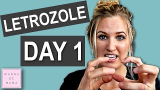 Letrozole  Femara Side Effects  Day 1  my Fertility Journey [upl. by Andrade]