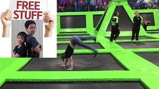 Flip Out Trampoline Arena Park at Strathpine Brisbane Review [upl. by Weidar]