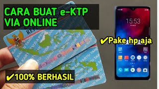 Cara Membuat eKTP Secara Online Mudah dari rumah aja [upl. by Redyr]