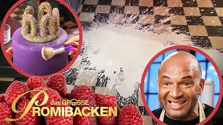 Chaos im GeBäck Die persönlichen Visitenkarten der Promis  Das große Promibacken  SAT1 [upl. by Aeriel]