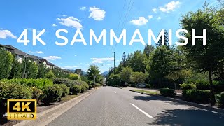 4K Drive in Sammamish  Washington USA [upl. by Idyak]