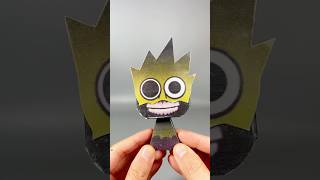 Funny blindbox papercraft blindbox sprunki shortsdiy [upl. by Refinnej]