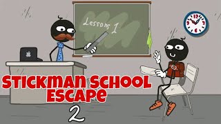 Stickman school escape 2  by Mirra Games  Android Gameplay [upl. by Stirling480]