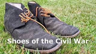 Shoes and Brogans of the Civil War [upl. by Suruat244]