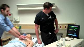 UNMC resuscitation simulation with emergency medicine resident [upl. by Bartel]