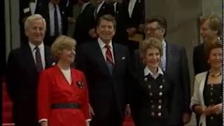 President Reagans Trip to West Berlin on June 12 1987 [upl. by Novej]