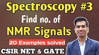 NMR Signals  NMR Spectroscopy for CSIR NET  H1 NMR  NMR Signals in various compounds [upl. by Eiser]