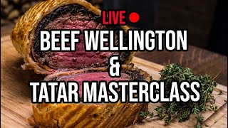 Live Beef Wellington amp Tatar Masterclass  Jacob og Tim [upl. by Sperling]