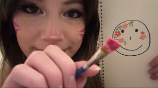 painting your face asmr [upl. by Bernita]