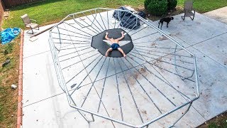 THIS TRAMPOLINE IS TERRIFYING [upl. by Loria]