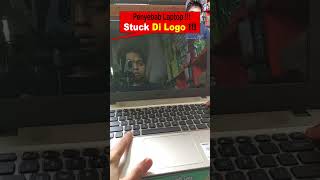 penyebab laptop stuck di logo  2023  shorts [upl. by Eniamraj]