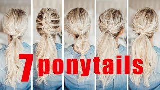 7 EASY Ponytails for Spring and Summer  Twist Me Pretty [upl. by Hussein254]