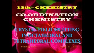 Crystal field splitting in Octahedral and Tetrahedral complexes in Tamil [upl. by Fausta]