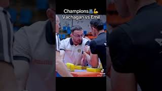 Vachagan Hovhannisyan vs Emil Amirshadyan🔥 ArmWrestleNation [upl. by Sherar]