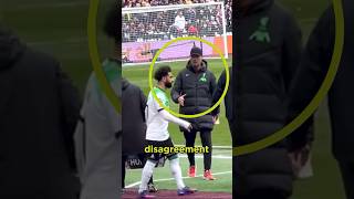 Klopp and Salah argument 😬 [upl. by Eisserc]