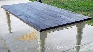 Perfect Gray Stained Table [upl. by Akienahs]