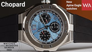 CHOPARD Alpine Eagle watches presented at Watches and Wonders 2024 [upl. by Ramma]