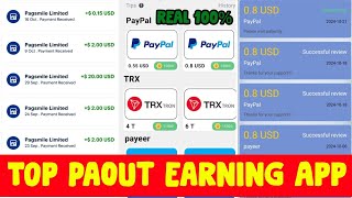 Top Paypal Earn Proof  TRXPAYEERGCASH amp AirTM  Earn Hidden Tricks 2024 [upl. by Alidus]