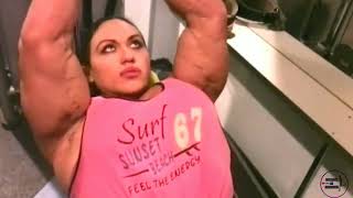 Gym Motivation Workout by Nataliya kuznetsova  Women Bodybuilder Russian [upl. by Oalsecnew]