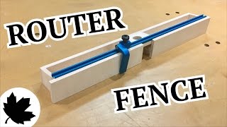 Make It  Adjustable Router Fence [upl. by Auburn]