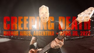 Metallica Creeping Death Buenos Aires Argentina  April 30 2022 [upl. by Attenal]