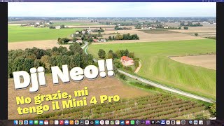 DJI NEO NO GRAZIE  Sorvolo con mini 4 pro a 120mt altezza dalla campagna al paese Modena ITALY [upl. by Assiluy321]