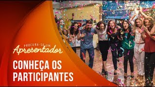 Conheça os participantes do Reality Show Procurase um Apresentador Shoptime [upl. by Ahsinom]