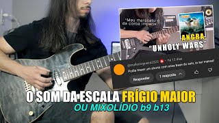 O som da escala FRÍGIO MAIOR ou MIXO b9 b13  Unholy Wars  Angra [upl. by Quince826]