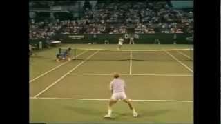 Boris Becker vs Brad Gilbert 1989 Cincinnati 25 [upl. by Gill]