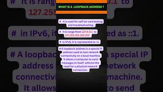 What is a Loopback address [upl. by Salli]