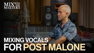 Illangelo mixing vocals for Post Malone  Sneak Peek [upl. by Teraj]