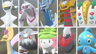 All Legendary Pokemon amp How To Catch Them In Pokemon Legends Arceus [upl. by Sidran]