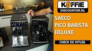 Saeco Pico Baristo Deluxe bij Koffiediscounter Check de productvideo van Tom Coronel [upl. by Anahsal]