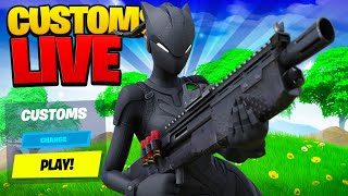 FORTNITE CUSTOMS FASHION SHOW LIVE  CUSTOM MATCHMAKING SCRIMS [upl. by Kaenel]