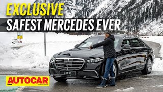 2023 MercedesBenz S 680 Guard review  The safest Mercedes ever  Exclusive Drive  Autocar India [upl. by Ised188]