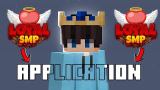 Why I Should Be In Loyal SMP Loyal SMP Application BulkyStar SenpaiSpider TeddyGaming [upl. by Gowrie942]