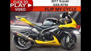 2017 Suzuki GSX R750 [upl. by Mozart]