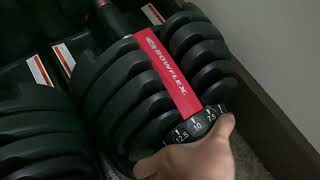 Bowflex SelectTech 552 Adjustable Dumbbells [upl. by Juno]