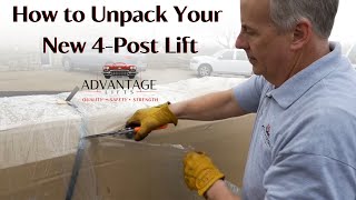 How to Unpack Your New 4Post Lift [upl. by Chandos716]