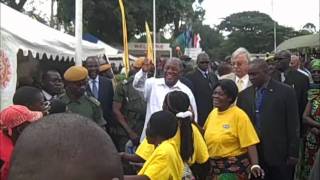 Zambian President Rupiah Banda at Copperbelt Agricultural Show 2011 [upl. by Shields]