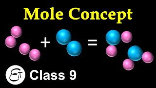 Mole Concept  Atoms and Molecules  12  in Hindi for Class 9 Science NCERT [upl. by Griswold]