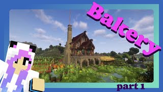 Minecraft  Lets Build  Bakery part 12 [upl. by Ramburt]